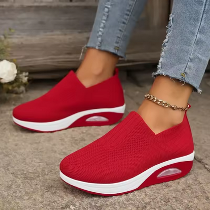Sneaker – Ventilerad Ovandel & Fjädrande Sula Dämpar Steg